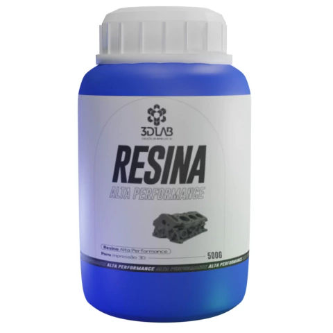 Resina para impressão 3D Alta Performance - 500g - 3D Lab