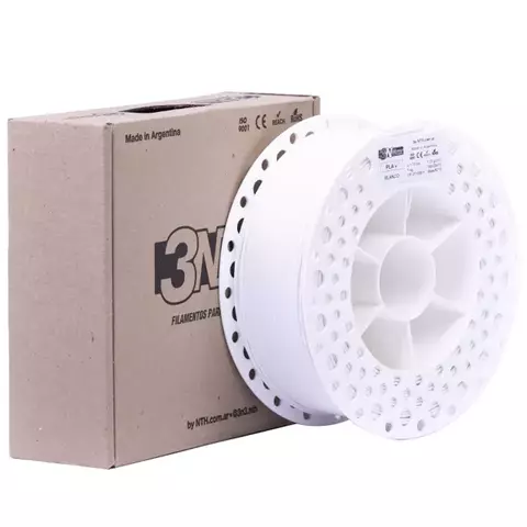 Filamento PLA+ Branco Fosco - 1kg - 1,75mm - 3NMax
