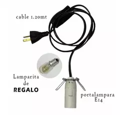 LÁMPARAS DE SAL DE 1 1/2 KILO LISTAS PARA ENCHUFAR - comprar online