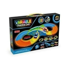 Pista variable truck de autos luminosos 111 piezas - comprar online