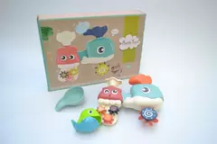 Set de juguetes para bañera con ventosa