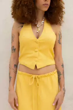 COLETE VENTO - AMARELO - comprar online