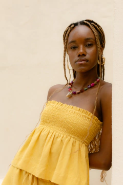 top flores - amarelo - comprar online