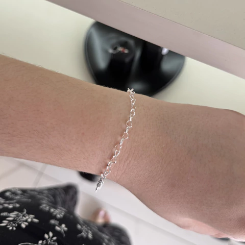 Pulseira elo coração