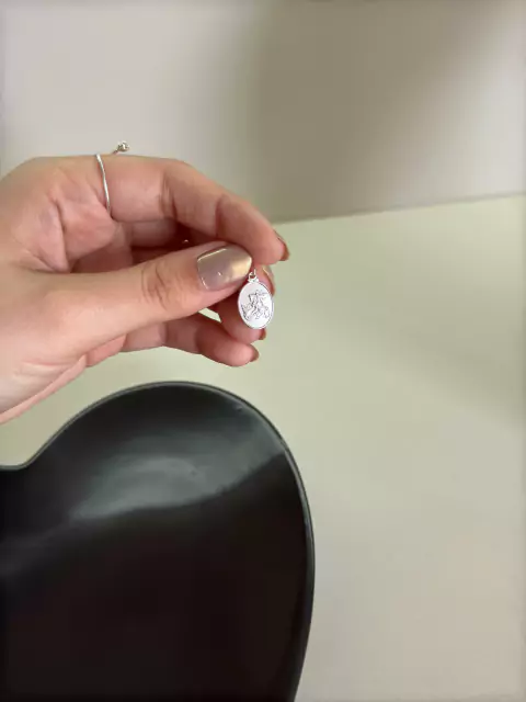 Pingente medalha São Jorge