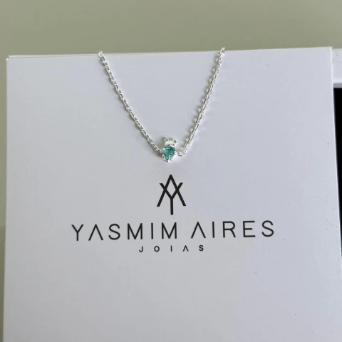 Pulseira infantil ursinho coração acqua