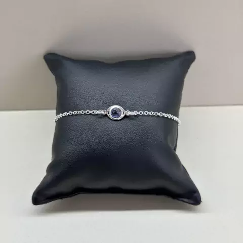 Tornozeleira entremeio zircônia lilás 7mm