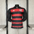 Camisa, Versão Jogador, Manga Longa, Flamengo, Adidas, 2024/25, Torcedor, Masculina, Vermelho, Preto, Idêntica, Oficial, HEAT.RDY, Performance, Conforto, Respirabilidade, Paixão, História, Vitoriosa, Mengão, Maracanã, Campeonato Brasileiro, Libertadores d