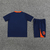 Kit-Treino-futebol-time-Seleção-Holanda-Nike-2024/25-Camisa-Laranja-Bermuda-Azul-Marinho-Conjunto-Holanda-2024-drifit-oficial-original-shorts-com-bolso-dri-fit