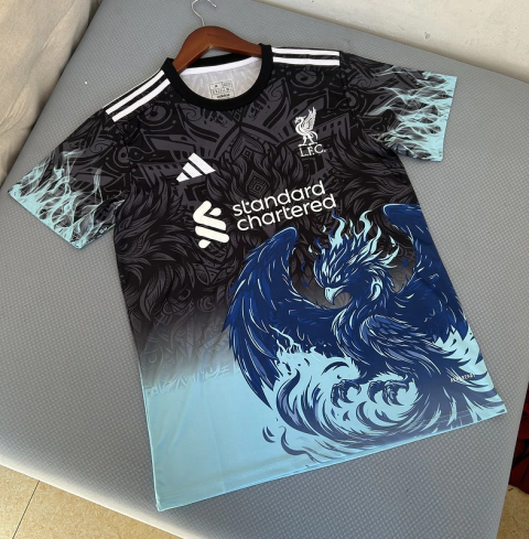 camisa Liverpool, Adidas Liverpool, camisa torcedor masculina, camisa Liverpool edição especial, Liver Bird, camisa preta e azul, Liverpool FC, camisa 2025/2026, Adidas torcedor, camisa masculina, camisa de futebol Liverpool, camiseta Liverpool 25/26, cam