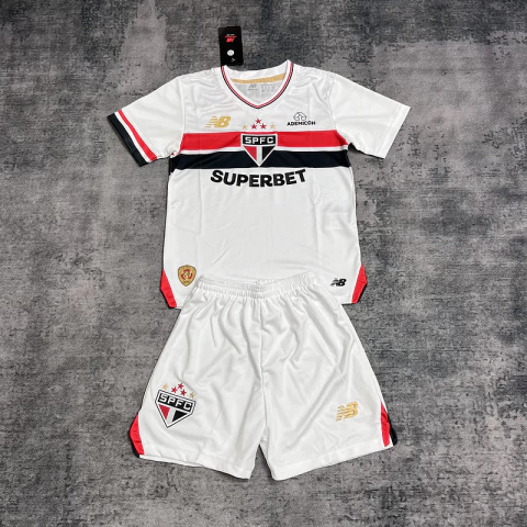 Conjunto Infantil São Paulo 25/26, Conjunto São Paulo NB Infantil, Conjunto São Paulo Branco, Conjunto Torcedor São Paulo Infantil, Conjunto São Paulo Masculino Infantil, Conjunto Oficial São Paulo Infantil, Conjunto São Paulo 2025/2026, Novo Conjunto in