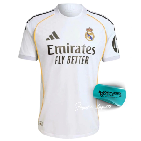 Camisa Jogador Real Madrid I Adidas 25/26 Masculina Branca - comprar online