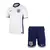 Conjunto Infantil Inglaterra Nike I 2024/25 Camisa Branca e Shorts Azul Marinho