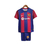 Conjunto Infantil Barcelona Home 23/24 Nike Azul Vinho