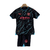 Conjunto Infantil Manchester City Third Puma 23/24 Preto