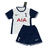 Conjunto Infantil Tottenham I Nike 24/25 Branco e Azul