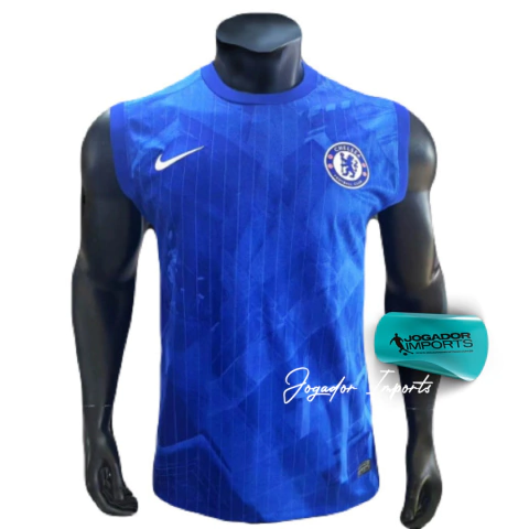 Regata Chelsea 25/26, Regata Chelsea Edição Especial, Regata Chelsea Nike, Regata Chelsea Azul, Regata Torcedor Chelsea, Regata Chelsea Masculina, Regata Oficial Chelsea, Regata Chelsea 2025/2026, Regata Chelsea Nova, Regata Chelsea Lançamento.