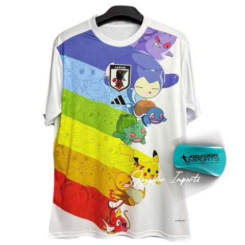 Camisa Japão Pokémon Adidas 25/26, Camisa Japão Pokémon 2025/2026, Camisa Japão Adidas 25/26, Camisa torcedor Japão Pokémon, Camisa masculina Japão Pokémon, Camisa Japão branca Pokémon, Camisa Adidas Japão Pokémon, Camisa Pokémon Adidas 25/26, Camisa fute