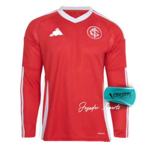 camisa manga longa Internacional, camisa torcedor Internacional, camisa Internacional 25/26, camisa Adidas Internacional, camisa Internacional vermelha, camisa Internacional torcedor, camisa Internacional 2025/2026, camisa de jogo Internacional, camiseta 