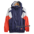 Jaqueta Corta Vento Adidas Azul Marinho e Laranja