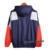 Jaqueta Corta Vento Adidas Azul Marinho e Laranja - comprar online