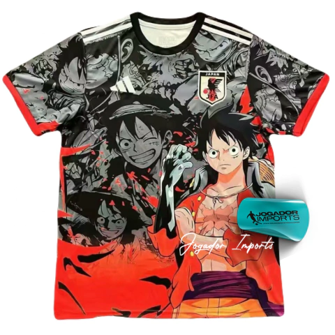 Camisa Japão Anime One Piece Adidas 25/26, Camisa Japão One Piece 2025/2026, Camisa Adidas One Piece Japão, Camisa torcedor Japão One Piece, Camisa masculina Japão One Piece, Camisa Japão preta One Piece, Camisa Adidas Japão One Piece, Camisa One Piece Ja