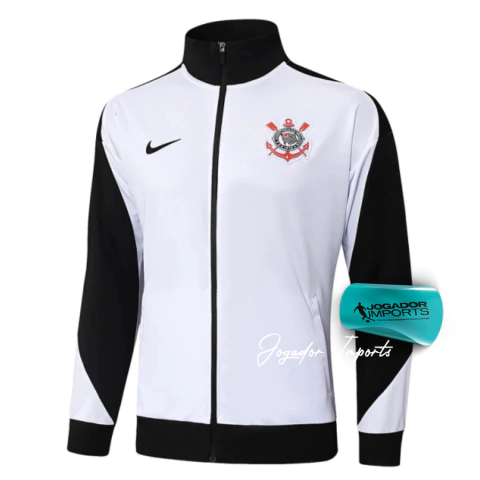 Jaqueta Corinthians Nike 25/26 Branco e Preto - comprar online
