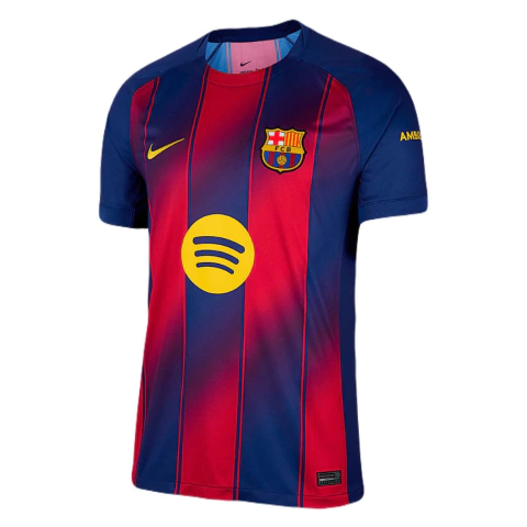 Camisa Barcelona I Nike 25/26 Torcedor Masculina Bordo e Azul Marinho - comprar online