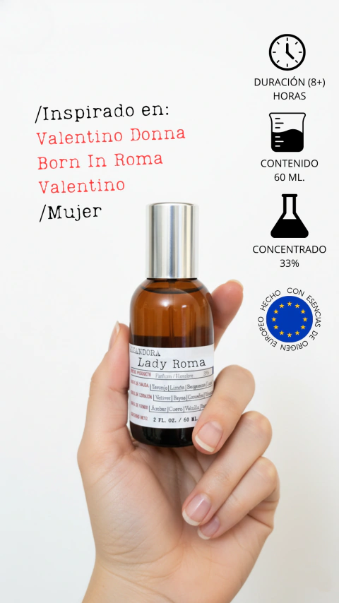 LADY ROMA- 60 ML. - Inspirado en Valentino Donna Born In Roma de Valentino