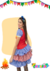 Vestido Caipira Junino Tulipa Quadriculado Adulto - comprar online