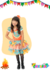 Vestido Caipira Junino Dália Infantil Menina