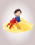 Vestido de Luxo Branca de Neve para Bebê Menina na internet