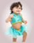 Fantasia Jasmine Verde Bebê Menina - Mêsversário ( Sem trança ) - comprar online