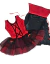Fantasia Vampira Vermelha Bebê Halloween - comprar online