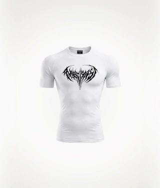 Remera compresion "Dark" (blanco)