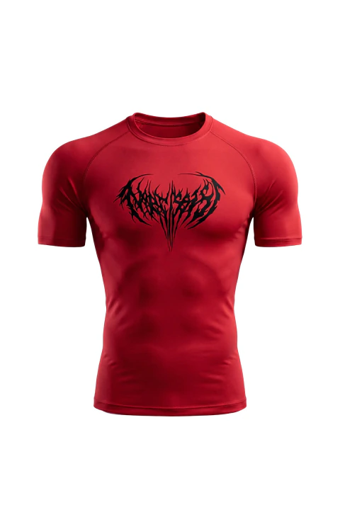 Remera de compresion "Dark" (Rojo)