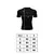 "Gray Gothic" compression tee - tienda online