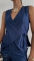 Conjunto Blusa Transpassada e Calça Pantalona Alfaiataria - Lotus Store