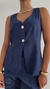 Conjunto Blusa Alongada e Calça Pantalona Alfaiataria - Lotus Store