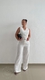 Calça Com Pregas Pantalona Alfaiataria - comprar online