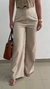 Calça Com Pregas Pantalona Alfaiataria - Lotus Store