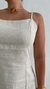 Vestido Com Linho e Fenda Básico - Lotus Store