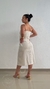 Imagem do Vestido Com Linho e Fenda Básico
