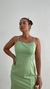 Imagem do Vestido Com Linho e Fenda Básico