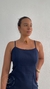 Imagem do Vestido Com Linho e Fenda Básico