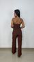 Conjunto Blusa sem Alça e Calça Pantalona Alfaiataria Celine - Lotus Store