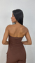 Imagem do Conjunto Blusa sem Alça e Calça Pantalona Alfaiataria Celine