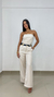 Conjunto Blusa sem Alça e Calça Pantalona Alfaiataria Celine - loja online