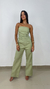 Conjunto Blusa sem Alça e Calça Pantalona Alfaiataria Celine na internet