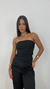 Imagem do Conjunto Blusa sem Alça e Calça Pantalona Alfaiataria Celine